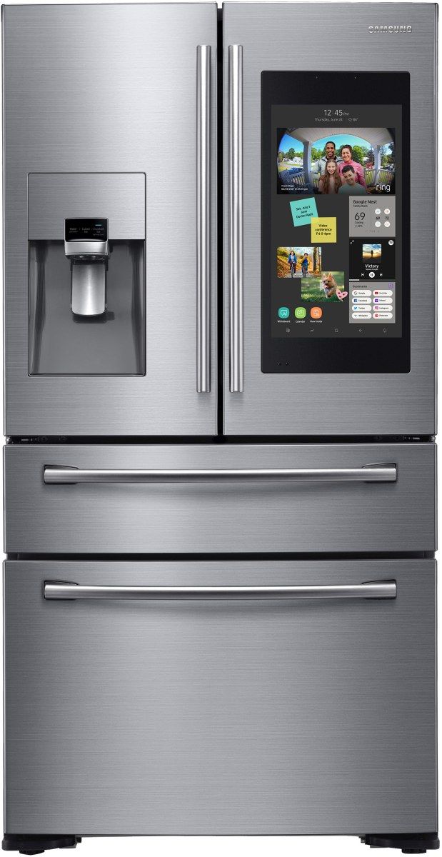 Samsung 22.2 cu. ft. Capacity Counter Depth Refrigerator-Fingerprint Resistant Black Stainless Steel-RF22NPEDBSG 10