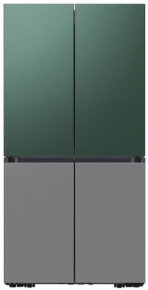Samsung Bespoke Flex™ 18" White Glass French Door Refrigerator Top Panel 2
