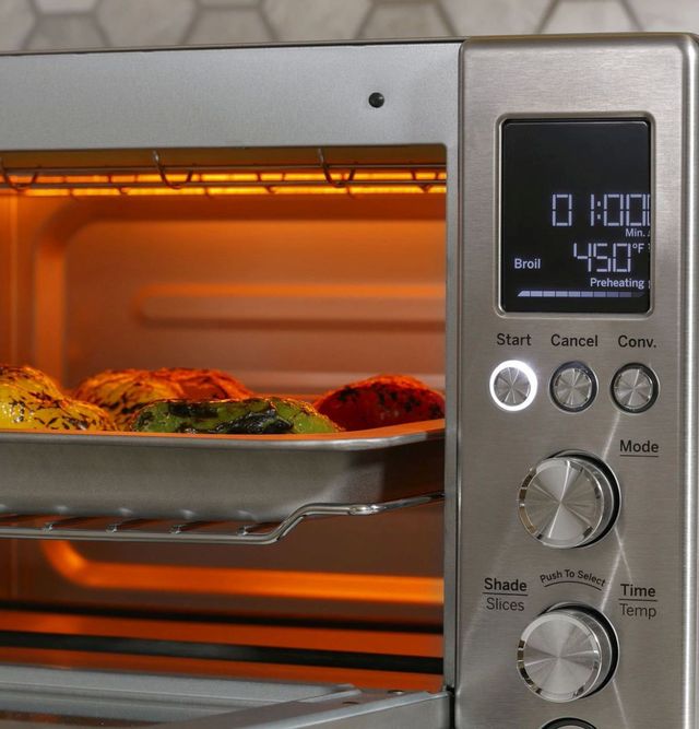 GE® .88 Cu. Ft. Stainless Steel Quartz Convection Toaster Oven 7