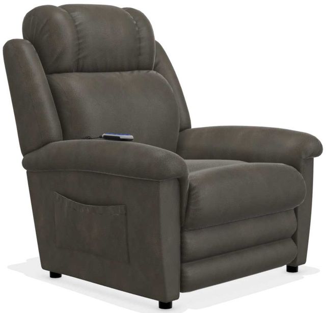 La-Z-Boy® Clayton Ash Gold Power Lift Recliner with Massage and Heat 6
