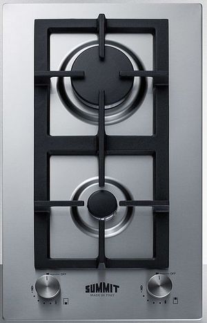 Summit® 12" Stainless Steel Natural Gas Cooktop