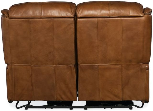 Hooker® Furniture SS Brown Emerson All Leather Power Recliner Loveseat w/ Power Headrest-2