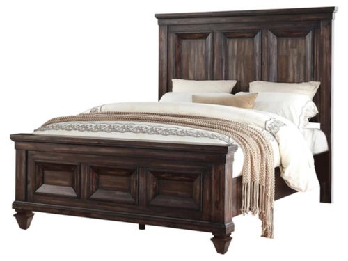 New Classic® Home Furnishings Sevilla Distressed Walnut Queen Bed