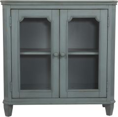 Signature Design by Ashley® Mirimyn Antique Teal Accent Cabinet