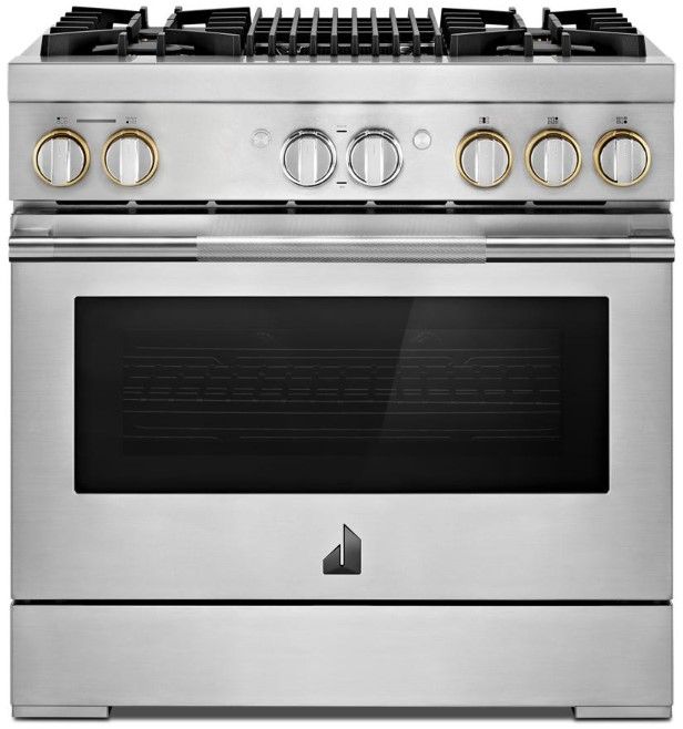 JennAir® RISE™ 36" Stainless Steel Pro Style Dual Fuel Natural Gas Range-0