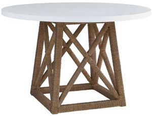 Progressive® Furniture Geneva Natural/White Round Dining Table