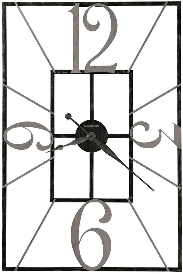 Howard Miller® Antoine Charcoal Gallery Wall Clock