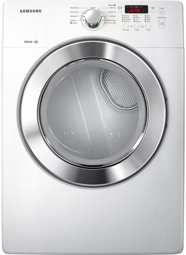 Samsung 7.3 Cu. Ft. White Front Load Gas Dryer