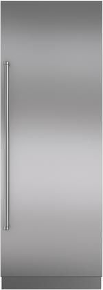 Sub-Zero® 30" Stainless Steel Integrated Column Door Panel with Pro Handle-0