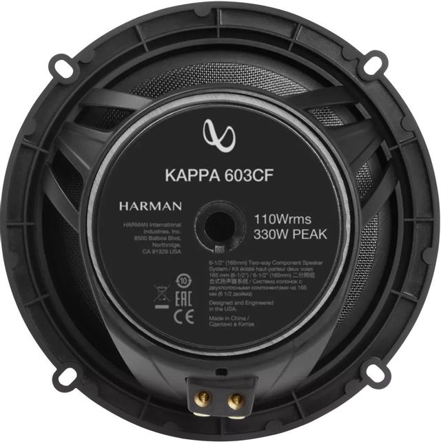 Infinity® Kappa 6.5" Black Car Speaker  1