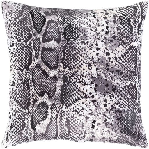 Surya Safari Gray 20" x 20" Toss Pillow with Polyester Insert