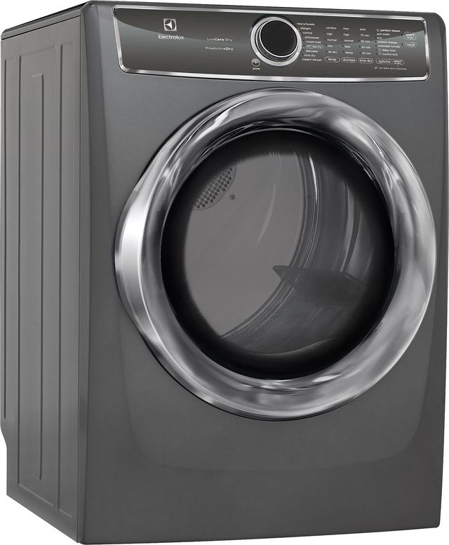 Electrolux Laundry 8.0 Cu. Ft. Titanium Front Load Gas Dryer-EFMG627UTT-1