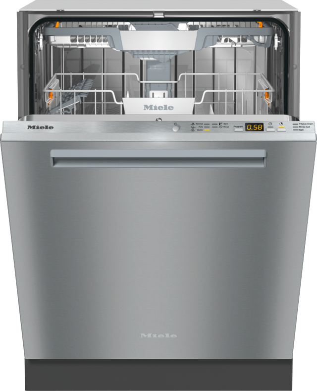 Miele 24" Stainless Steel Built-in Dishwasher-1