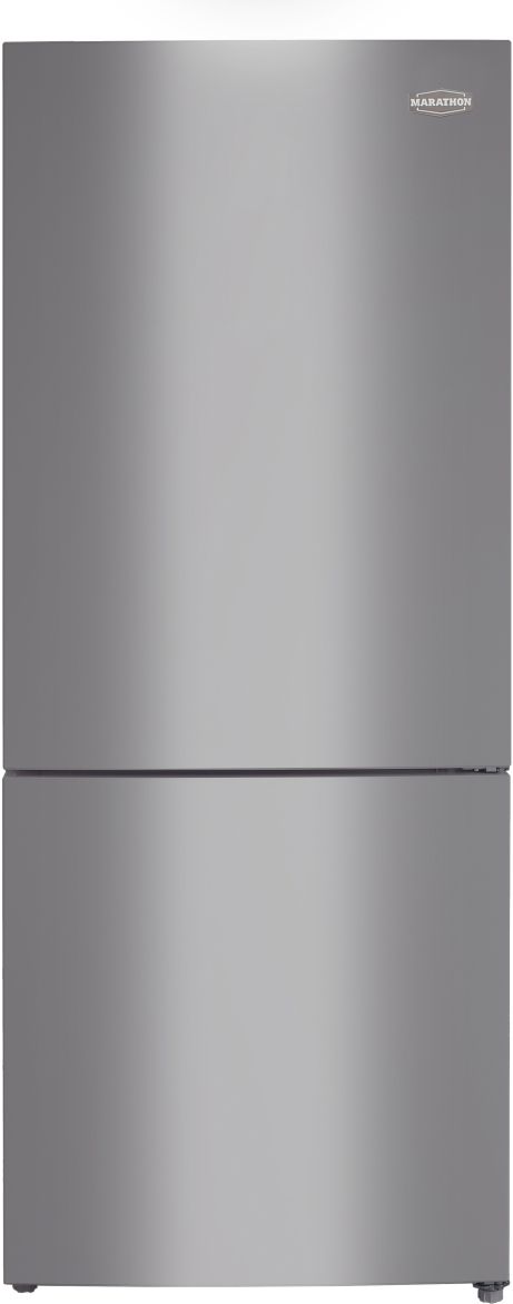 FÄRSKHET Bottom-freezer refrigerator - stainless steel color 10.4 cu.ft