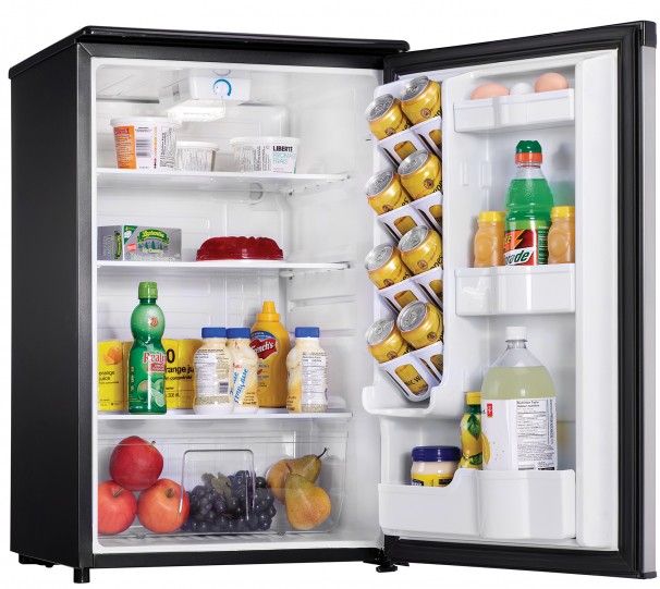 Danby® Designer® 4.4 Cu. Ft. Black Stainless Steel Compact Refrigerator 2