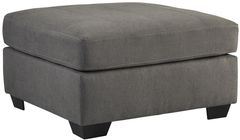 Benchcraft® Maier Charcoal Oversized Accent Ottoman