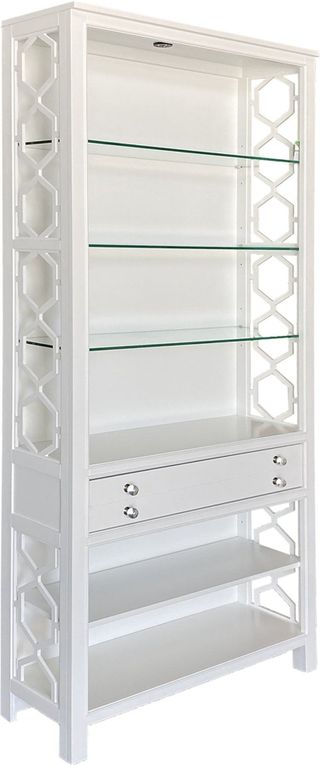 Parker House® Ardent Paris White Bookcase