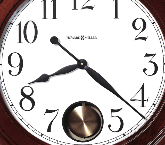 Howard Miller® Griffith Windsor Cherry Wall Clock 1
