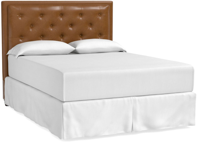 Bassett® Furniture Custom Upholstered Manhattan Leather Rectangular California King Headboard