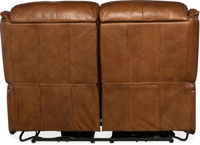 Hooker® Furniture SS Brown Emerson All Leather Power Recliner Loveseat w/ Power Headrest-2