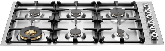 Bertazzoni Professional Series 36" Stainless Steel Gas Drop In Cooktop