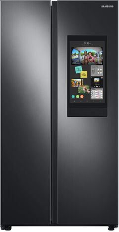Samsung 27.3 Cu. Ft. Fingerprint Resistant Black Stainless Steel Side-by-Side Refrigerator