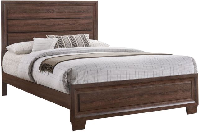Coaster® Brandon Medium Brown Queen Bed