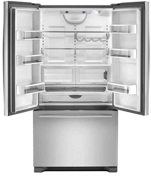 JennAir® 21.9 Cu. Ft. Counter Depth French Door Refrigerator-Black 1