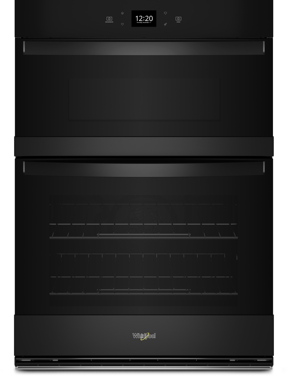 Whirlpool® 30" Black Oven/Microwave Combo Electric Wall Oven Appliances ...