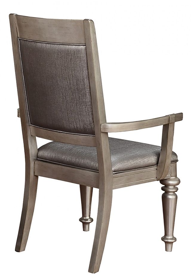 Coaster® Bling Game 2-Piece Metallic Platinum Arm Chairs-1