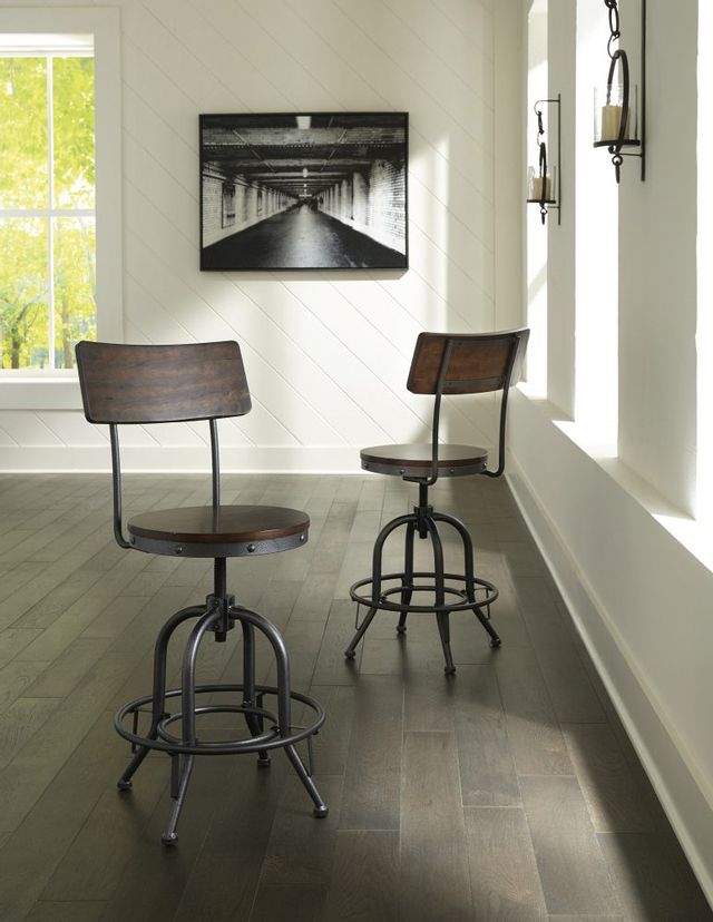 Signature Design by Ashley® Odium Brown Counter Height Stool 5