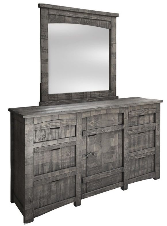 International Furniture© San Antonio Gray Dresser 1