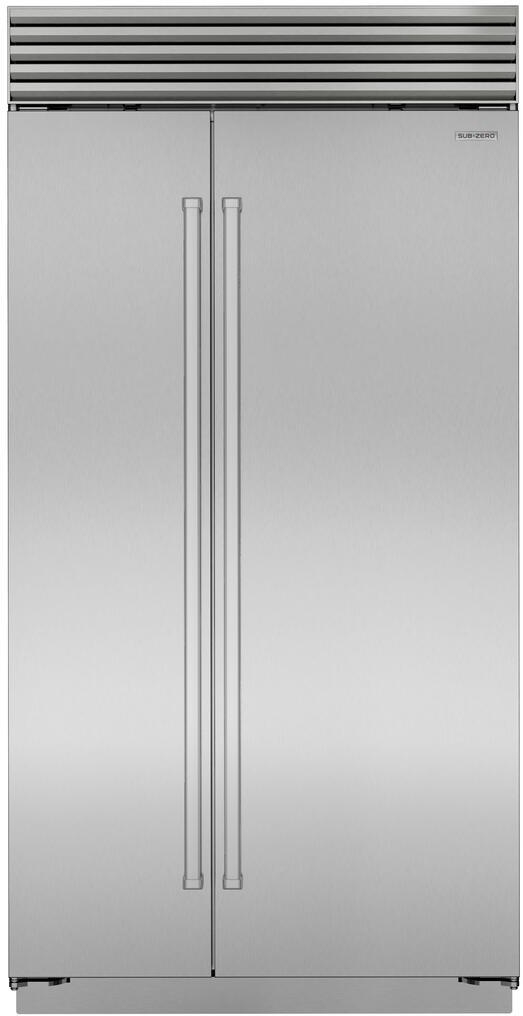 Sub-Zero® Classic Series 24.8 Cu. Ft. Stainless Steel Side-by-Side Refrigerator