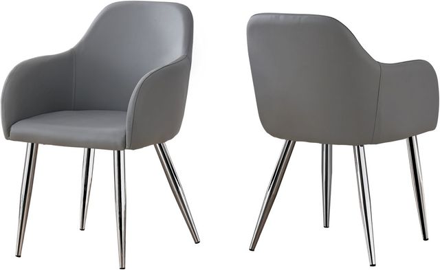 Monarch Specialties Inc. 2 Piece Grey Dining Chairs