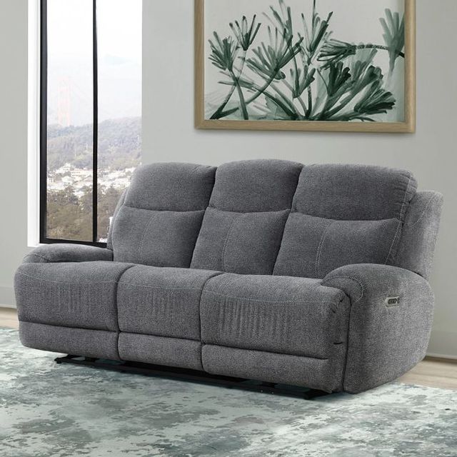 Parker House® Bowie Bizmark Grey Power Sofa 1