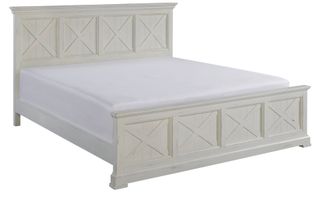 homestyles® Bay Lodge Hand-Rubbed White King Bed