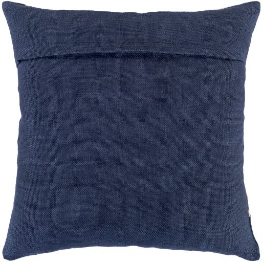 Surya Marion Dark Blue 20" x 20" Toss Pillow with Down Insert 2