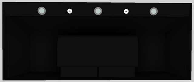 Vent-A-Hood® 48" Black Wall Mounted Liner Insert-2