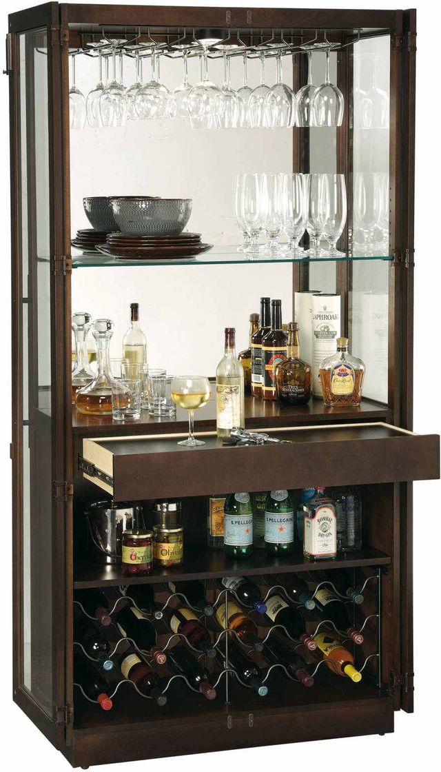 Howard Miller® Chaperone III Espresso Wine & Bar Cabinet 2