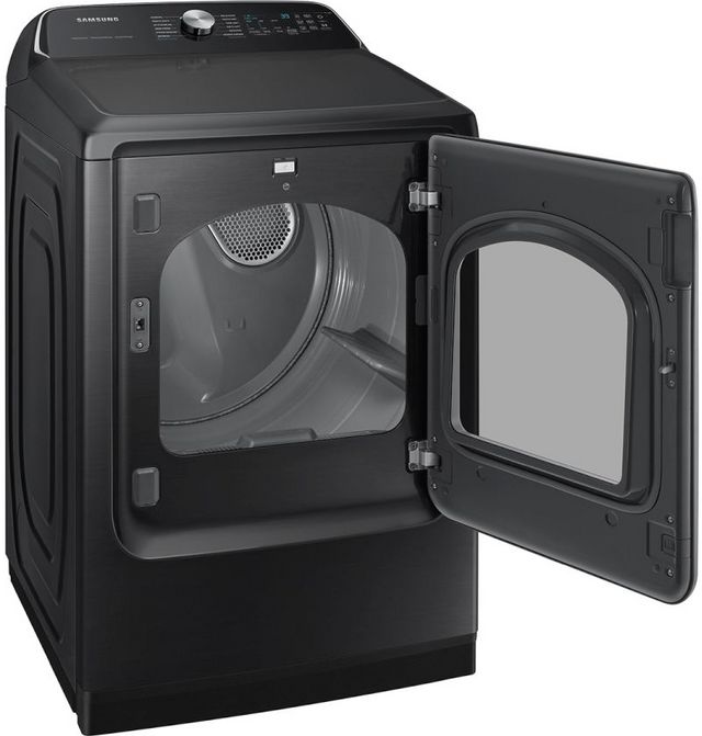 Samsung 7.4 Cu. Ft. Brushed Black Front Load Electric Dryer-2