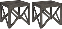 Signature Design by Ashley® Haroflyn 2-Piece Gray Living Room Table Set