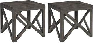 Signature Design by Ashley® Haroflyn 2-Piece Gray Living Room Table Set
