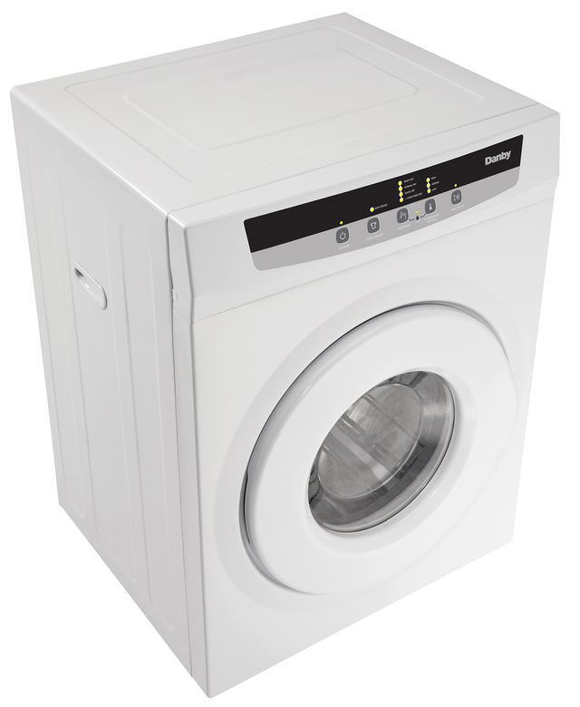 Danby® 3.4 Cu. Ft. White Front Load Electric Portable Dryer-1