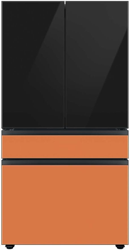 Samsung Bespoke 36" Clementine Glass French Door Refrigerator Middle Panel 2
