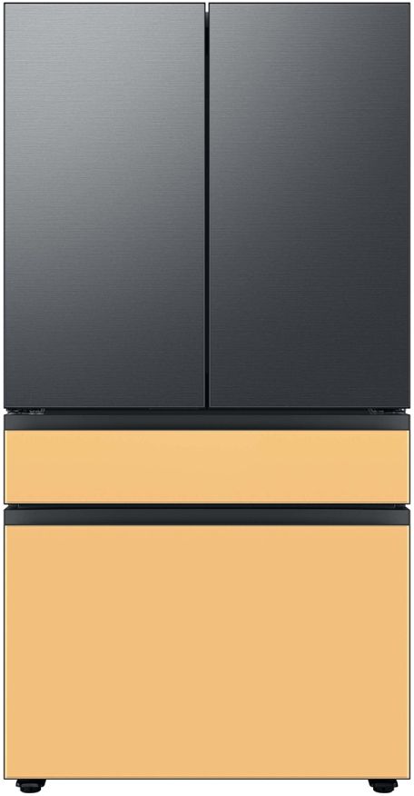Samsung Bespoke 18" Matte Black Steel French Door Refrigerator Top Panel 9