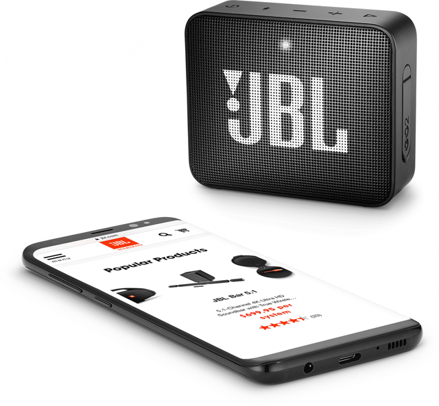 JBL® GO 2 Midnight Black Portable Bluetooth Speaker 4
