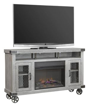 aspenhome® Industrial Lighthouse Grey 62" Fireplace Console