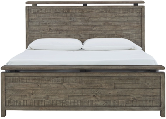 Signature Design by Ashley® Brennagan Gray Queen Panel Bed 11