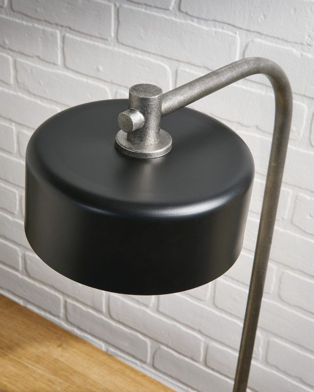 Mill Street® Eliridge Black/Silver Metal Desk Lamp-2