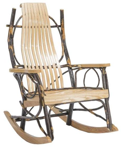 TEI Amish Natural Rocker Chair